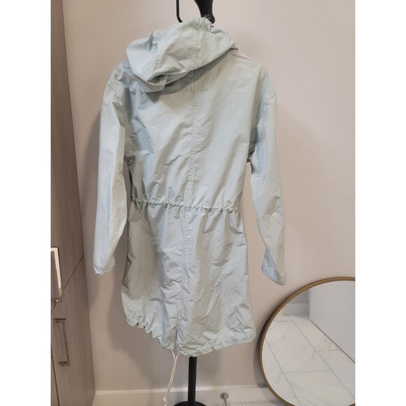 J.Crew Rain Weather Fishtail Anorak Jacket Women's Size Xs Light Green - Picture 4 of 7